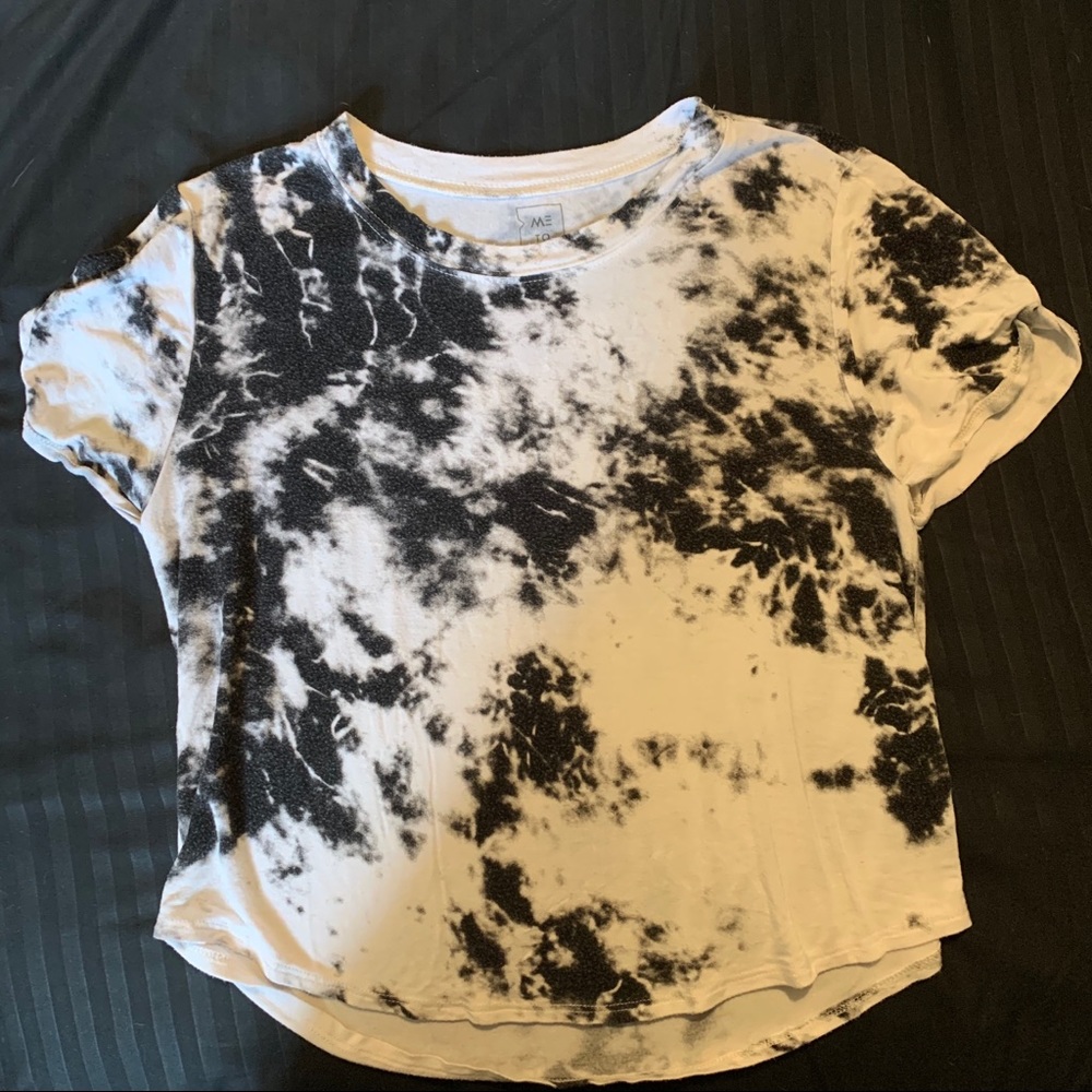 Me to We / Black & White Tie Dye Tee